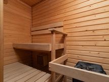 Asunnossa myös sauna
