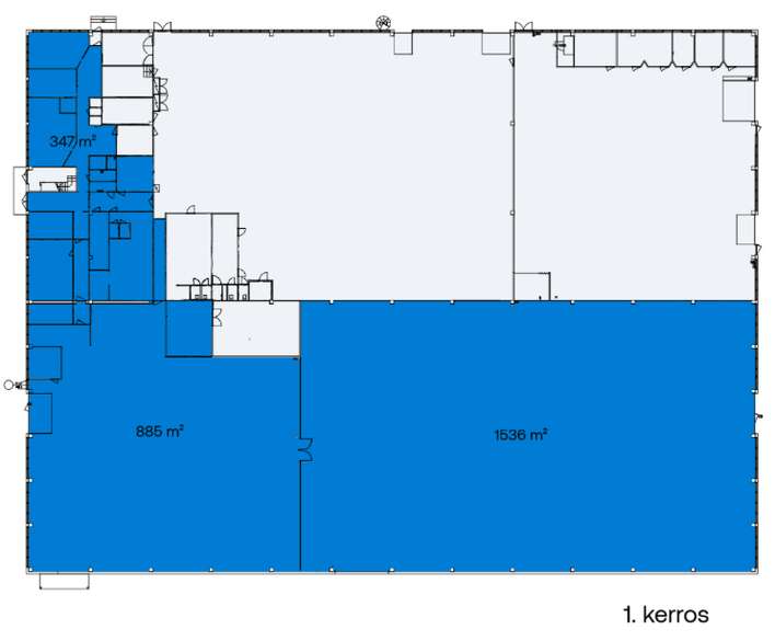 Liiketila, 885 m², Koskelo, Espoo