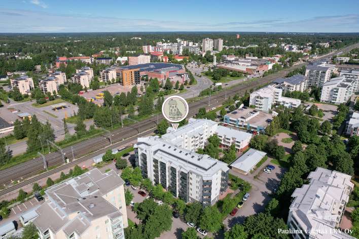 Kerrostalo, 2h, k, lasitettu parveke, 57,5 m², Jaakkola, Kerava