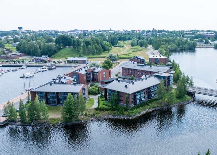 Kerrostalo, 4-5h+k+aula+s+(2kpl lasit.p), 129,5 m², Rapasaari, Lappeenranta