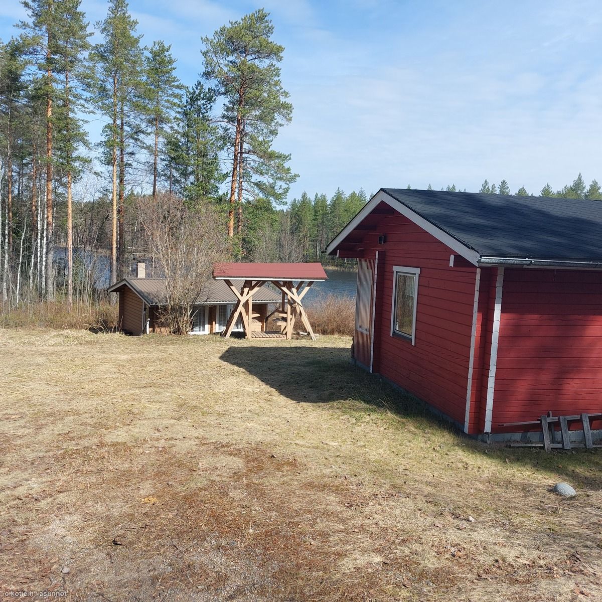 24 m² Ryönönmäentie 70, 56410 Ruokolahti tupa, pukuhuone ja sauna. Terassi.  – Oikotie 17287910 – SKVL