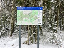 Lähellä niin Espoon keskuspuisto kuin Friisinkallion luonnonsuojelualuekin.