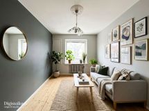 Hissitalon toisen kerroksen valoisa koti