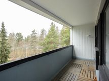 Näkymä parvekkeelta.