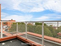 Asunnossa iso terassi