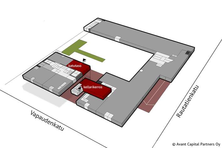 Liiketila, 66 m², keskusta – pohled 3