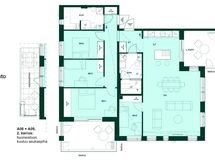 Duo-asunto: 5h+kt+s, 125,5 m²