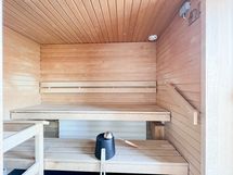 Taloyhtiön näköala sauna sijaitsee 15 kerroksessa!