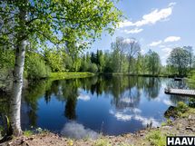 Kirkas, lähdevesinen lampi