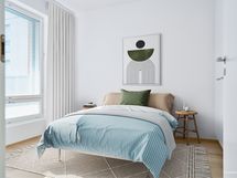 Virtuaalistailattu makuuhuone 1