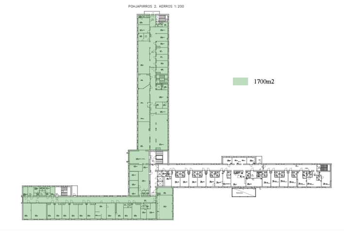 Liiketila, 860 m², Riku