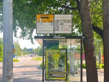 Bussipysäkeille kävelee noin 5 minuutissa.