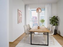 Virtuaalistailattu ruokailutila