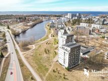 Ilmakuvaa Toppilanrantaan päin.