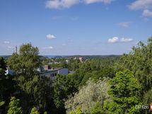 Näkymän järvelle päin.