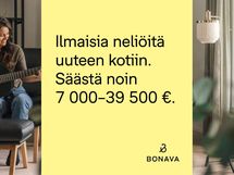 Saat Helsingin Renatan kodeista alennusta huoneluvun mukaan.
