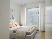 Virtuaalistailattu makuuhuone 3