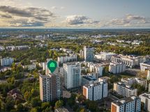 Ilmakuvaa ympäristöstä.