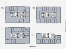 Helsingin Fredrikinkatu 48, 1250 m², 7.-9.krs