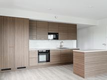 Alkuperäinen väri keittiössä.