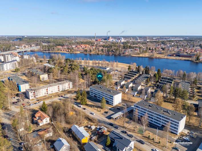 Kerrostalo, 2h,kk,kph,lasitettu parveke,vh, 49,5 m², Värttö, Oulu