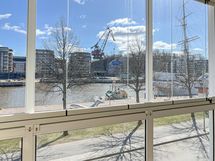 Näkymät ovat suoraan Aurajoelle!