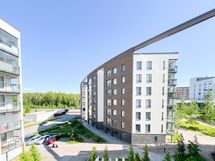 Ranskalaiselta parvekkeelta on rauhallinen näkymä lounaan suuntaan