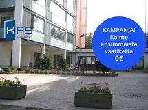 Julkisivu sisäpihan puolelta