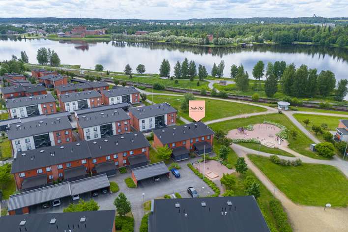 Rivitalo, 4h,k,s,wc,terassi,parveke, 97,5 m², Sairio, Hämeenlinna