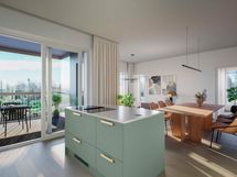 Koti A 04 | 73,5 m² | 3–4H+KT+S | Visualisointi