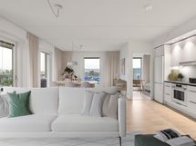 Virtuaalisesti kalustettu valokuva asunnosta A 42