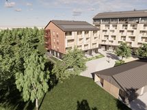 Lentue, pihasauna ja pyörävarasto