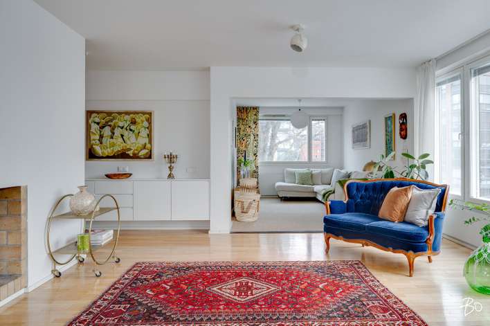 Kerrostalo, 3h, k, rt, kph, wc, et, lasitettu parveke (yj 4 h ja k), 110 m², Kupittaa