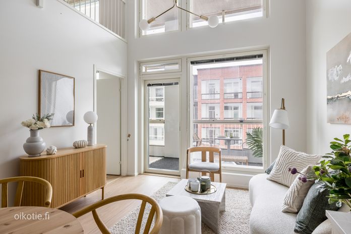 Kerrostalo, 2h, kt, parvi, parveke - Hulppea loft koti!, 59 m², Keskusta - Näkymä 3