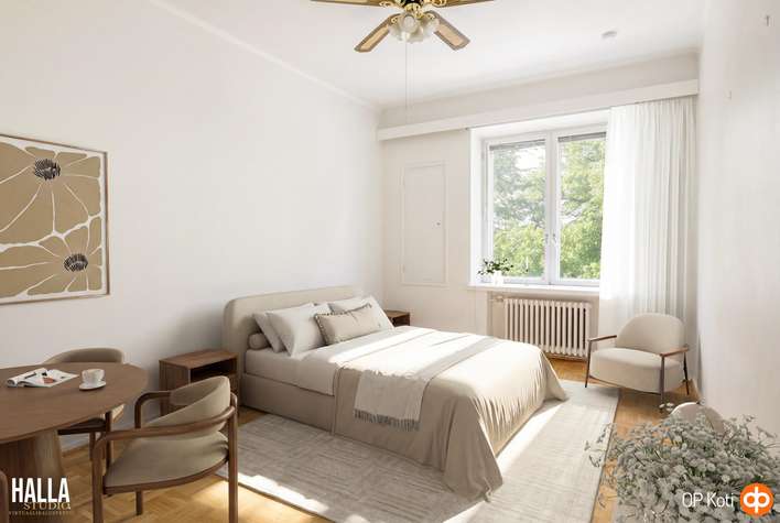Kerrostalo, 1 h+kk, 25 m², Etu-Töölö, Helsinki