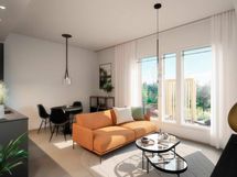 Koti A 03 | 41,5 m2 | 2H+KT | Visualisointi