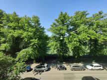 näkymä olohuoneen ikkunasta