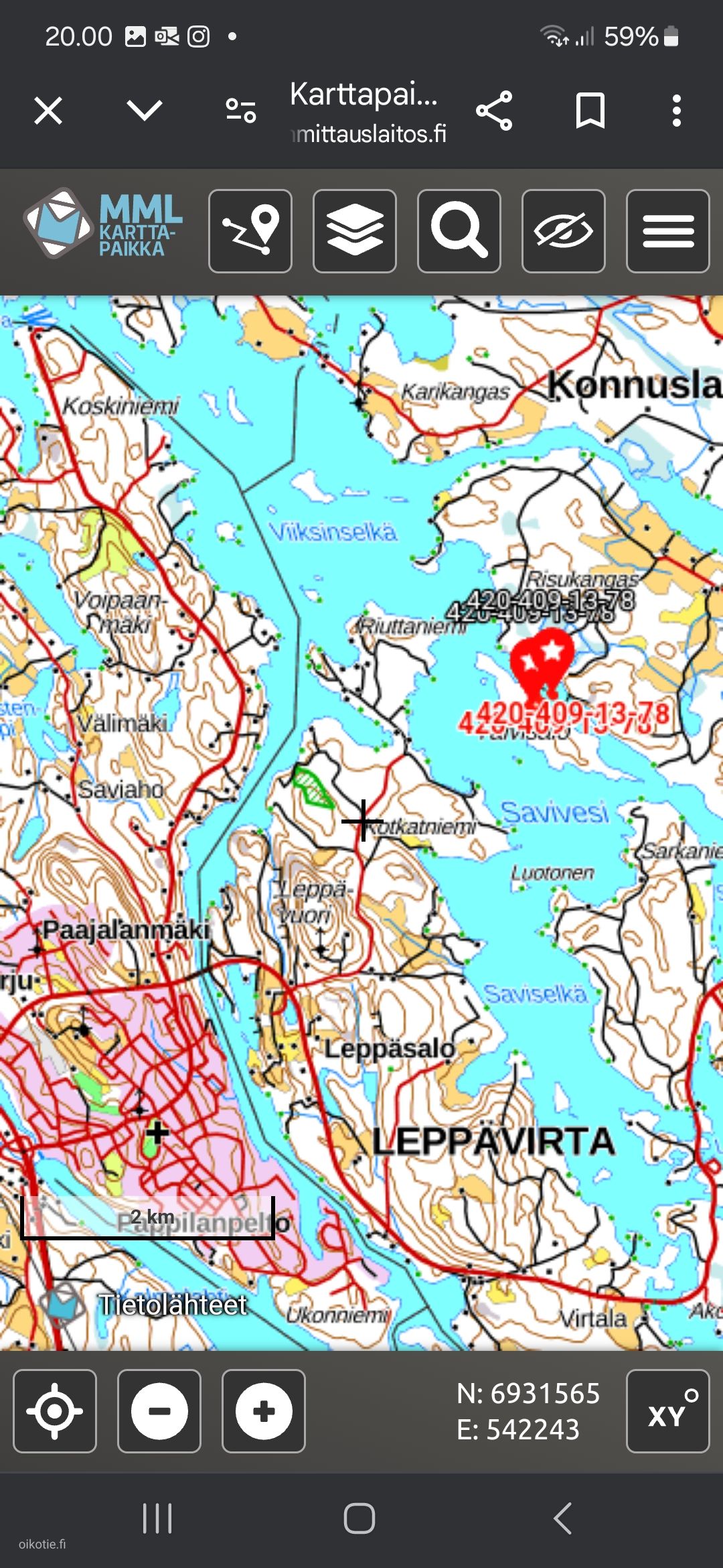 Muu, 1,09 ha, Puponmäki - Widok 2