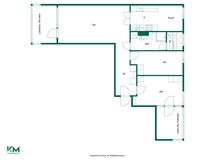 Hyvin suunniteltu ja tilava pohjaratkaisu, selkeä kokonaisuus.