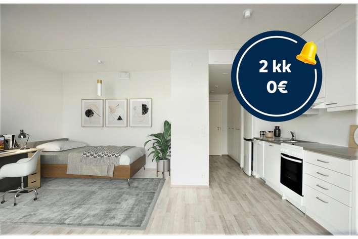 Kerrostalo, 1 H + KT + ALKOVI, 36,5 m², Pajala, Järvenpää