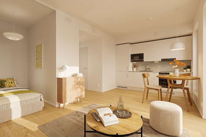 Kerrostalo, 1H+KT, 28,5 m², Niittykumpu, Espoo