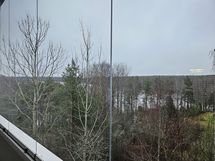 näkymä parvekkeelta Äyhöjärven suuntaan