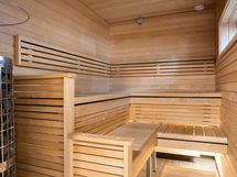 Yhtiön sauna.