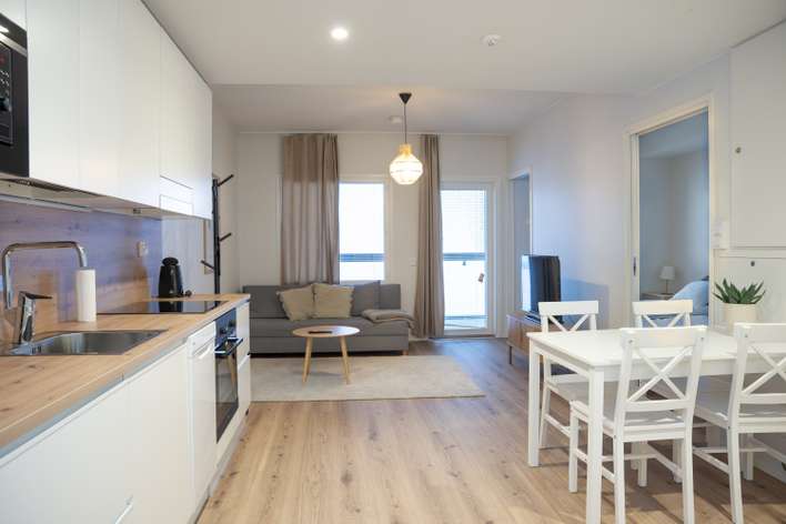 Kerrostalo, 2h + k + parveke/terassi, 38 m², keskusta