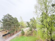 Näkymä parvekkeelta lounaaseen