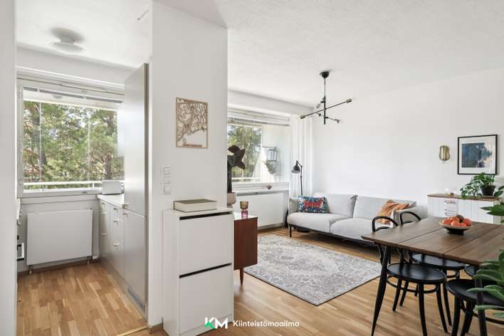 Kerrostalo, 2 h+kk, kph/wc, lasitettu parveke., 42 m², Haukilahti – pohled 3