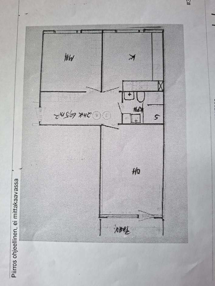 Kerrostalo, 2h + s + p, 60,5 m², Leppävirta – pohled 2