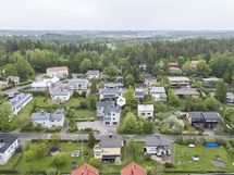 Ilmakuvaa etelän suunnasta