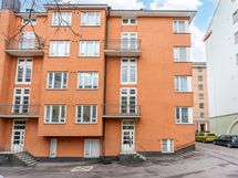 Rakennuksessa on paljon kauniita yksityiskohtia.