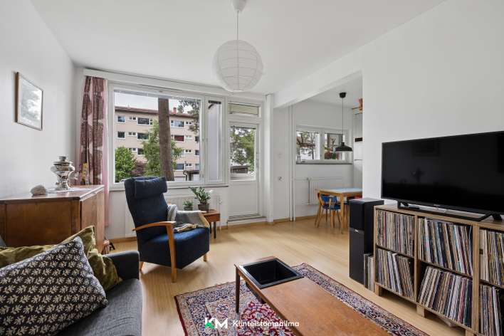 Kerrostalo, 3h+avok+kph+lasitettu parveke, 56,5 m², Roihuvuori, Helsinki